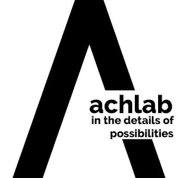 ACHLAB IN THE DETAILS OF POSSIBILITIES V