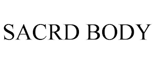 SACRD BODY