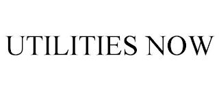 UTILITIES NOW
