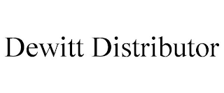 DEWITT DISTRIBUTOR