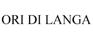 ORI DI LANGA