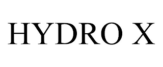 HYDRO X