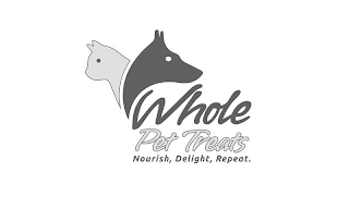 WHOLE PET TREATS NOURISH, DELIGHT, REPEAT.