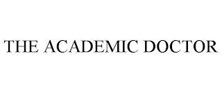 THE ACADEMIC DOCTOR