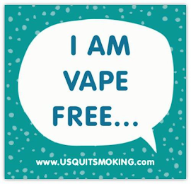 I AM VAPE FREE... WWW.USAQUITSMOKING.COM