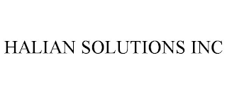 HALIAN SOLUTIONS INC