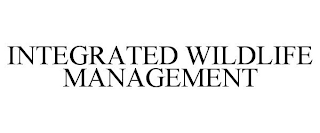 INTEGRATED WILDLIFE MANAGEMENT