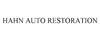 HAHN AUTO RESTORATION