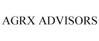 AGRX ADVISORS