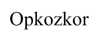 OPKOZKOR