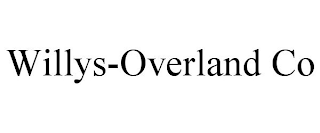 WILLYS-OVERLAND CO