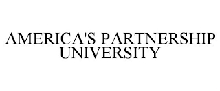 AMERICA'S PARTNERSHIP UNIVERSITY