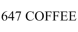 647 COFFEE