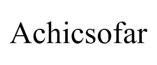ACHICSOFAR