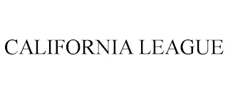 CALIFORNIA LEAGUE