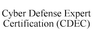 CYBER DEFENSE EXPERT CERTIFICATION (CDEC)