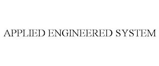 APPLIED ENGINEERED SYSTEM