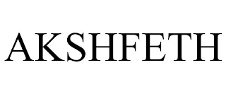 AKSHFETH