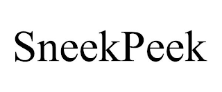 SNEEKPEEK