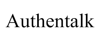 AUTHENTALK