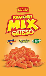 DIANA FAVORI MIX QUESO NACHOS CHURRITOS CORN CURLS CENTAVITOS