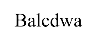 BALCDWA