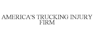 AMERICA'S TRUCKING INJURY FIRM