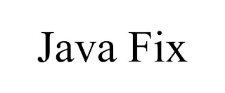 JAVA FIX