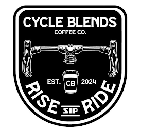 CYCLE BLENDS COFFEE CO. EST. CB 2024 RISE SIP RIDE