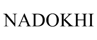 NADOKHI