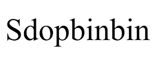 SDOPBINBIN