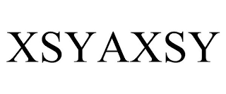 XSYAXSY