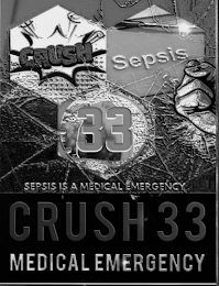 CRUSH SEPSIS 33 SEPSIS IS A MEDICAL EMERGENCY CRUSH 33 MEDICAL EMERGENCY