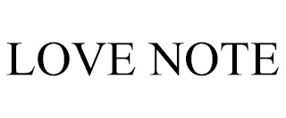 LOVE NOTE