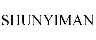 SHUNYIMAN