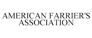 AMERICAN FARRIER'S ASSOCIATION