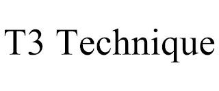 T3 TECHNIQUE