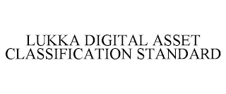 LUKKA DIGITAL ASSET CLASSIFICATION STANDARD