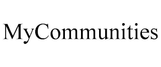 MYCOMMUNITIES