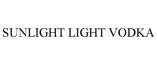 SUNLIGHT LIGHT VODKA