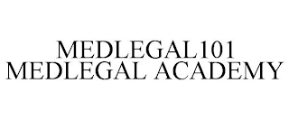 MEDLEGAL101 MEDLEGAL ACADEMY