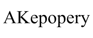 AKEPOPERY