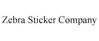 ZEBRA STICKER COMPANY