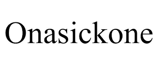 ONASICKONE