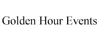 GOLDEN HOUR EVENTS