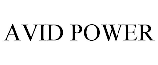 AVID POWER