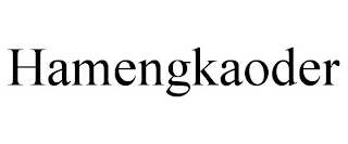 HAMENGKAODER