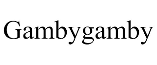 GAMBYGAMBY