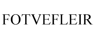 FOTVEFLEIR