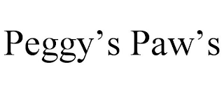 PEGGY'S PAW'S